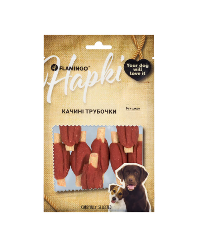 Flamingo Утиные трубочки 7,5 см для собак 75 GR