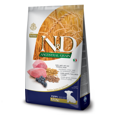 Сухой корм для щенков мелких пород Farmina N&D Low Grain LAMB & BLUEBERRY PUPPY MINI 2,5 kg 33703