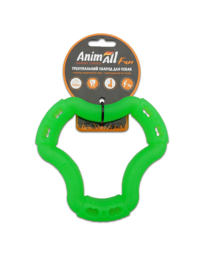 AnimAll Фан 88215 кольцо 6 сторон 15 см зеленое