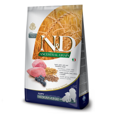 Сухой корм для щенков cредних и крупных пород Farmina N&D Low Grain LAMB & BLUEBERRY PUPPY MEDIUM & MAXI 2,5 kg 33710