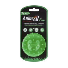 AnimAll Fun мяч шипованный с пищалкой 75 мм зеленый