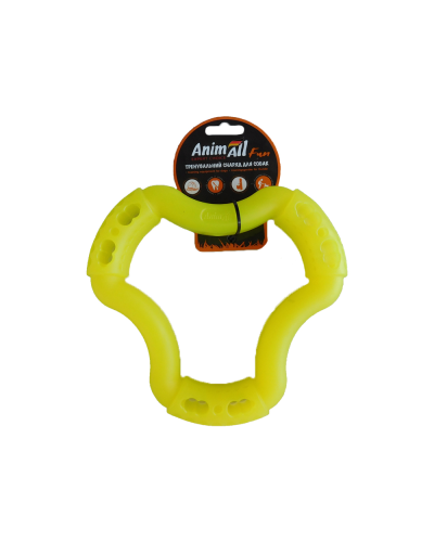 AnimAll Фан 88221 кольцо 6 сторон 20 см желтое