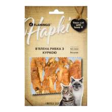 Flamingo Вяленая рыбка с курицей для кошек 50 GR
