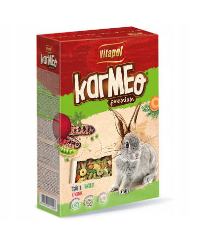ВИТАПУЛ корм KARMEO премиум д/кролей 500г, 1200К