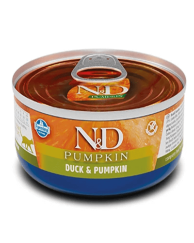 Влажный корм для кошек Farmina N&D Grain PUMPKIN DUCK ADULT с тыквой, уткой 70 г 02093