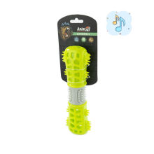 AGrizZzly 0150 Игрушка мультифункциональная кость, зеленая-серая, (24,4х7,3х5,1 см)
