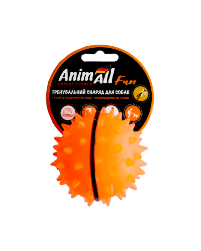 AnimAll Фан мяч каштан 7 см оранжевый