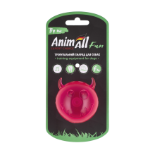 AnimAll Fun мяч чертик с пищалкой 65 мм розовый