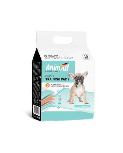 Пелюшки AnimAll 60х45 см / 10 штук, (40 шт/ящ)