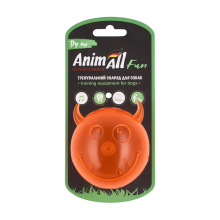 AnimAll Fun мяч чертик с пищалкой 75 мм оранжевый