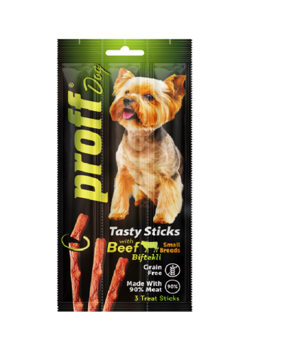 PROFF DOG Жевательное лакомство (Стиксы) с ягненком для собак пород mini, 3х5г