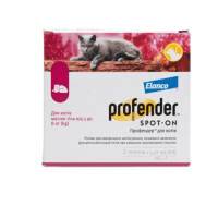 Profender Spot-On by Elanco-Bayer - краплі від гельмінтів для котів  5 - 8кг, 1,12 мл х 2 піпетки