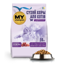 Мій чемпіон. Повнораціонний сухий корм для котів 