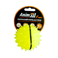 AnimAll Фан м'яч каштан 7 см жовтий