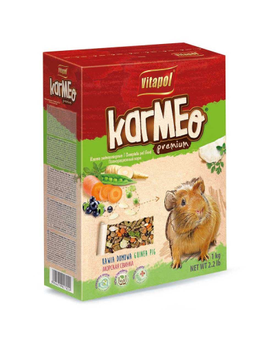 ВИТАПУЛ корм KARMEO премиум д/морской свинки 1кг, 1302К