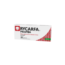 Krka Rycarfa (Рикарфа) Противовоспалительные таблетки для собак со вкусом мяса 50мг, 20 табл 1/10/180