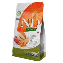 Сухой корм для кошек Farmina  N&D Grain Free PUMPKIN DUCK & CANTALUPE ADULT с уткой и тыквой 300 gr 35356