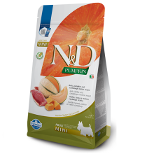 Сухой корм для собак  мелких пород Farmina N&D Grain PUMPKIN DUCK & CANTALOUPE ADULT MINI с уткой и дыней 2 kg 38937