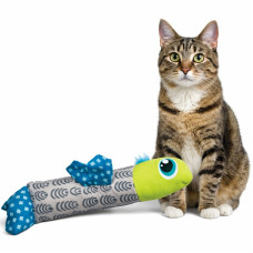 Іграшка для котів Petstages Catnip Crunch Fish (Рибка з котячою м'ятою) 34х7х4см (pt68045)