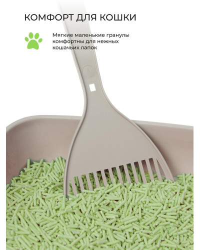 Наполнитель Хвостик ТОФУ Алоэ Вера 2,6кг/6 литров