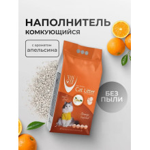 Ван Кэт 5кг аромат Оранжевый наполнитель бентонитовый