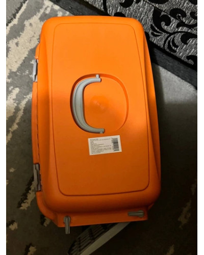 Переноска для кошек и собак Анимал серо-оранжевая CNR-102 (48,5х32,5х32,5)