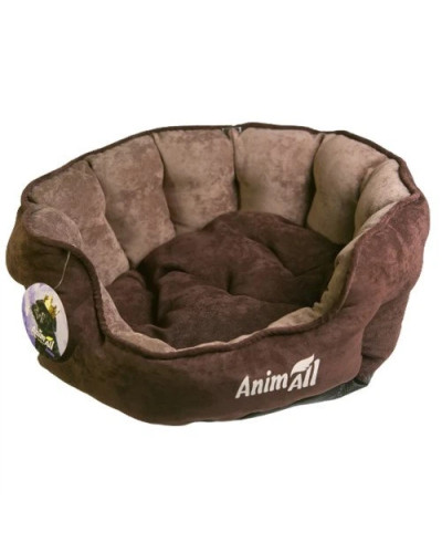 Лежак AnimAll 1093 Royal Velours M (53х47х21) CHOCOLATE