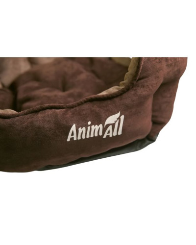 Лежак AnimAll 1093 Royal Velours M (53х47х21) CHOCOLATE