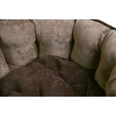 Лежак AnimAll 1093 Royal Velours M (53х47х21) CHOCOLATE