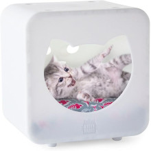 Будинок-кубик для котів Jolly Pets KITTY KASA BEDROOM 49х39х30 Білий (KKB105)