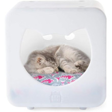 Будинок-кубик для котів Jolly Pets KITTY KASA BEDROOM 49х39х30 Білий (KKB105)