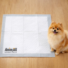Пелюшки AnimAll 60х90 см з активованим вугіллям / 10штук, (24 шт/ящ)