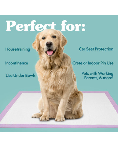 Пелюшки для собак Simple Solution All Day Premium Dog Pads з ароматом лаванди 60х58см 50шт (ss10242)