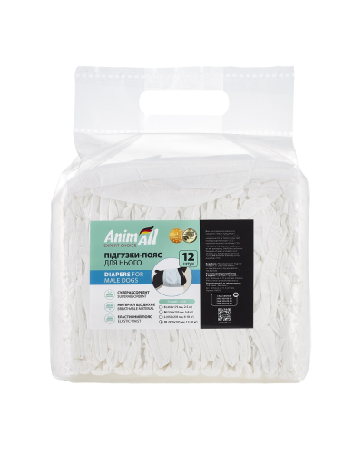 Пояс для кобелей AnimAll XL (талия 64-82 см, вес 12-30 кг)