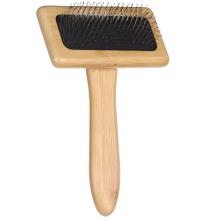 Flamingo 522388 Щетка-пуходерка BAMBOO для собак, M|15,3Х9,5см