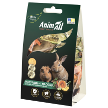 AnimAll Лакомство для грызунов, 50 г. Сушеный овощной микс с сельдереем