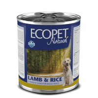 Вологий корм для собак Farmina ECOPET NATURAL DOG LAMB & RICE з ягням, 300 г 06022