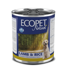 Влажный корм для собак Farmina ECOPET NATURAL DOG LAMB & RICE с ягненком, 300 г 06022