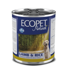 Вологий корм для собак Farmina ECOPET NATURAL DOG LAMB & RICE з ягням, 300 г 06022