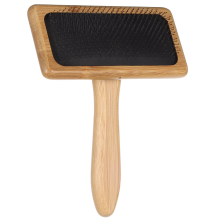 Flamingo 522389 Щетка-пуходерка BAMBOO для собак, L|16Х12,2см