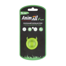 AnimAll Fun мяч чертик с пищалкой 45 мм желтый