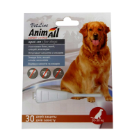 AnimAll VetLine SPOT-ON - капли от блох и клещей для собак весом 20-30 кг (6,0мл)