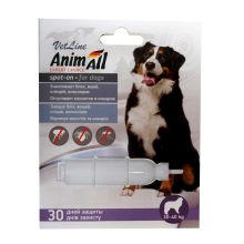 AnimAll VetLine SPOT-ON - капли от блох и клещей для собак весом 30-40 кг (8,0 мл)