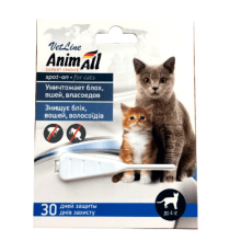 AnimAll VetLine SPOT-ON - краплі від бліх, вошей і волосоїдів для котів до 4 кг (0,5мл)