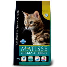 Сухой корм для кошек Farmina MATISSE CHICKEN & TURKEY с курицей и индейкой 400 г 16102