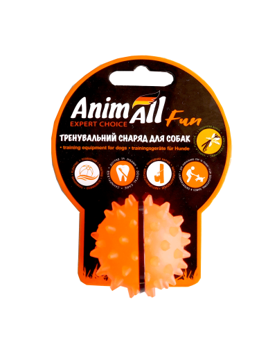 AnimAll Фан мяч каштан 5 см оранжевый