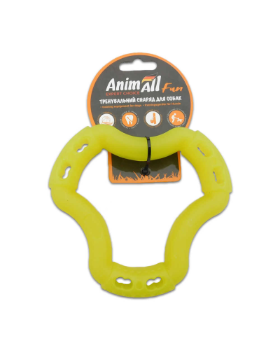 AnimAll Фан 88211 кольцо 6 сторон 15 см желтое
