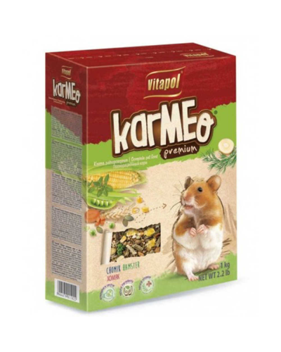 ВИТАПУЛ корм KARMEO премиум д/хомяков 500г, 1100К (X/10/1080)