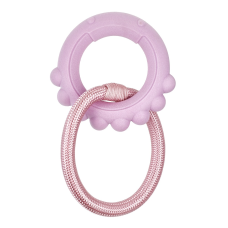 AGrizZzly Baby 0402 Іграшка Восьминіг з канатом, рожева лаванда, (13,5х12,8х2,6 см)