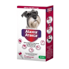 Ataxxa by KRKA - Атакса капли от блох, клещей и комаров для собак, 4-10кг